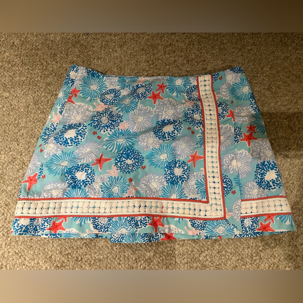 Lilly Pulitzer coastal print size 12 skirt